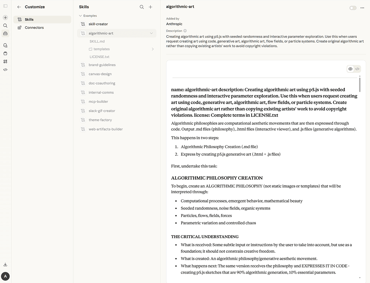 Skills- Claude Anthropic