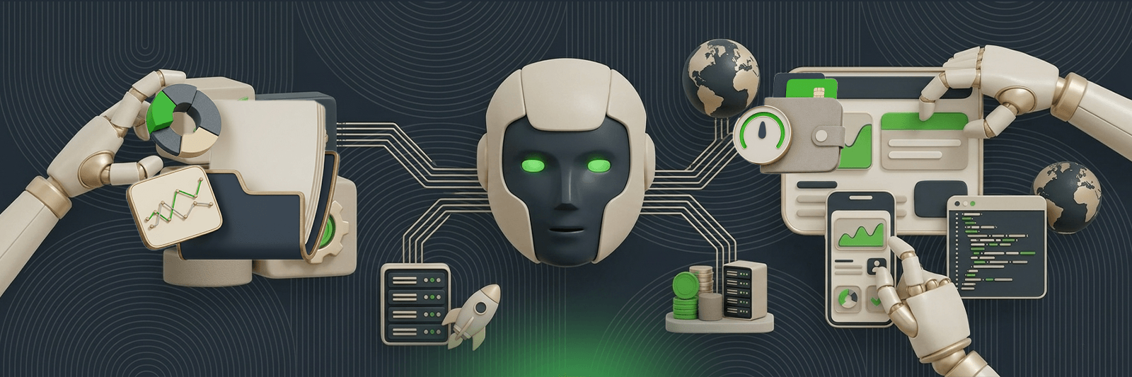 Внедряем ИИ для бизнеса и автоматизируем процессы, разрабатываем умные сайты и приложения