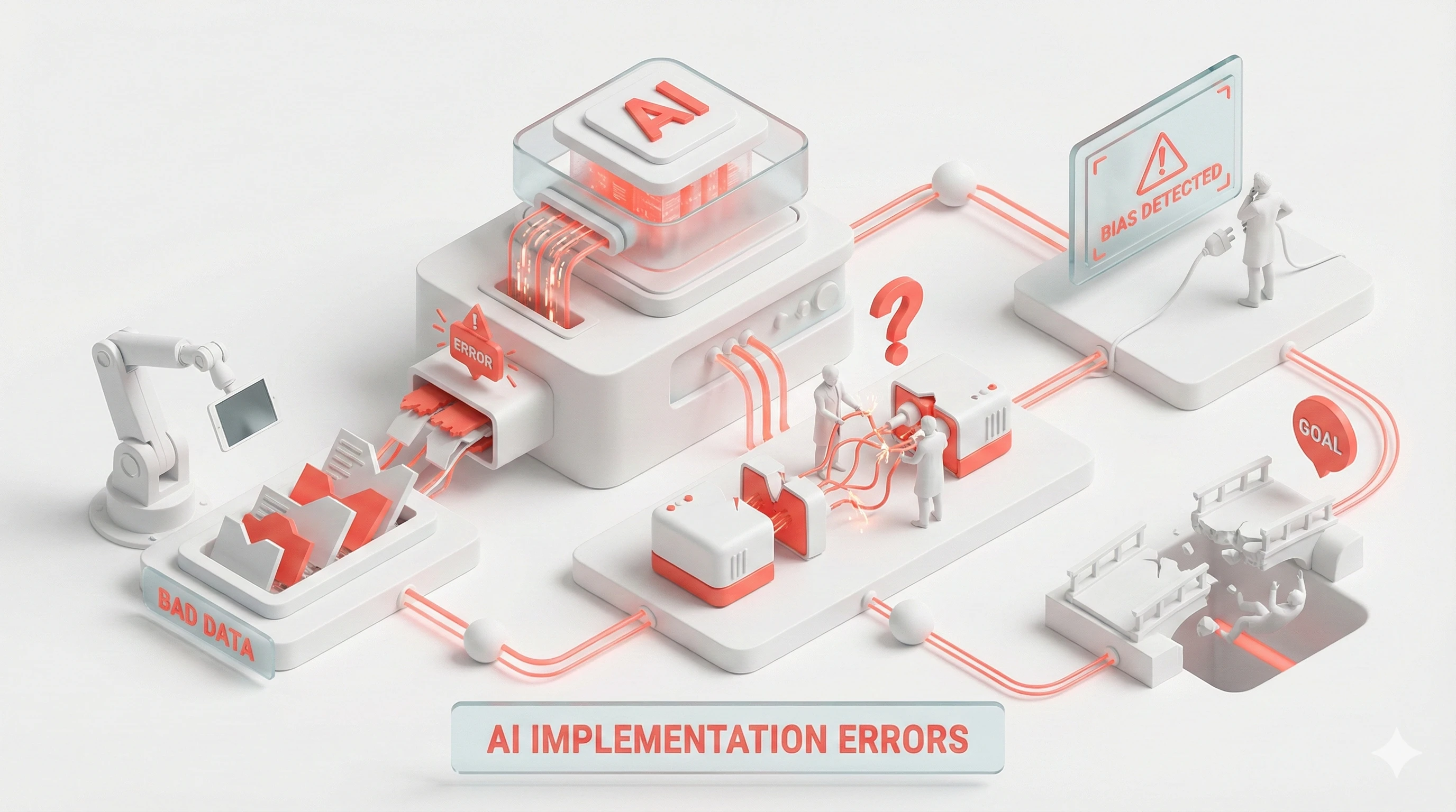 7 ошибок малого бизнеса при внедрении искусственного интеллекта