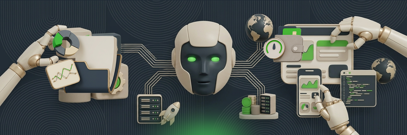 Внедряем ИИ для бизнеса и автоматизируем процессы, разрабатываем умные сайты и приложения